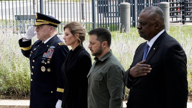 Zelensky viziton memorialin e 11 shtatorit të Pentagonit