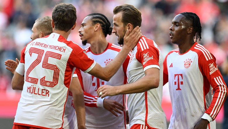 Bayern Munich 'tërmet 7 ballësh' në Bundesligë, Kane vendos rekord historik! Fitojnë Dortmund dhe Leipzig (GOLAT)