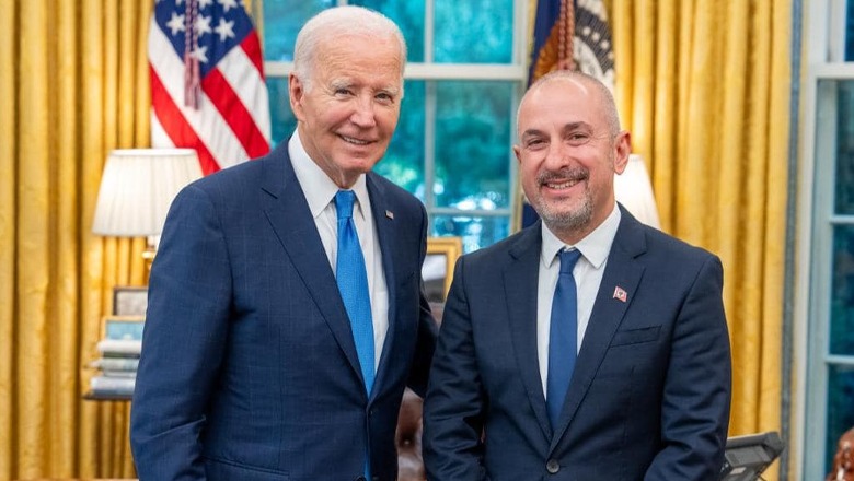 U emërua ambasador në SHBA, Ervin Bushati i paraqet letrat kredenciale Joe Biden: Do formoj bashkëpunimin mes SHBA-së dhe Shqipërisë