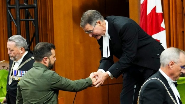 Lavdëroi publikisht ish-ushtarin  nazist para Zelenskyt, jep dorëheqjen pas ‘gafës diplomatike’ kryetari i parlamentit kanadez 