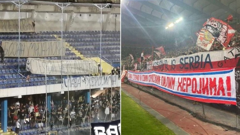 Huliganët grekë dhe malazezë vajtojnë vrasjen e terroristëve, mesazhe politike kundër Kosovës në stadiumet e Evropës