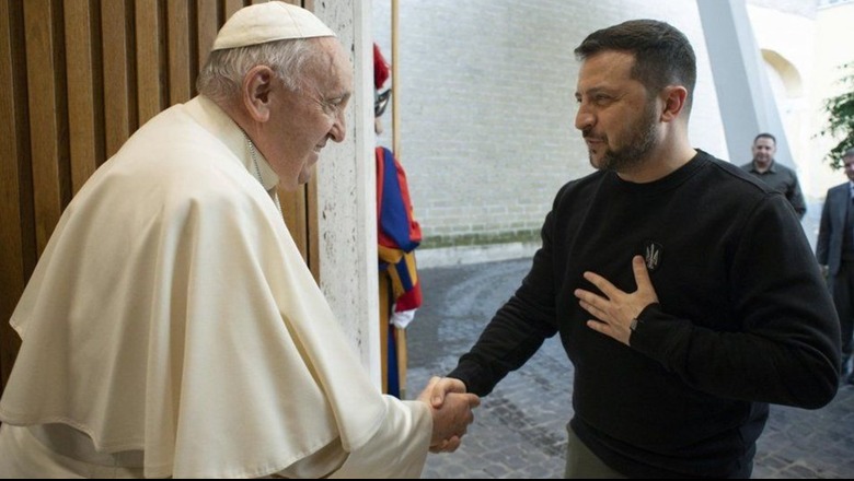 Zelensky fton Papa Françeskun në Ukrainë: Do të isha i lumtur nëse ai do të vinte