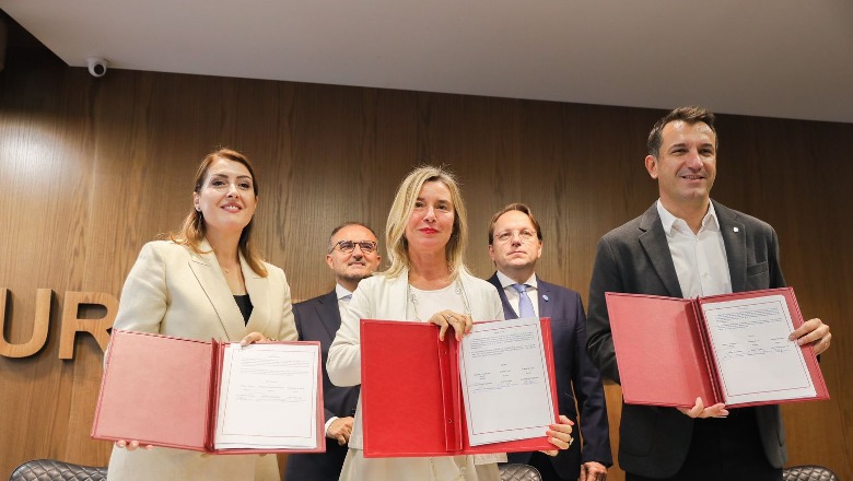 Nënshkruhet marrëveshja për hapjen e Kolegjit të Evropës në Tiranë, Varhelyi: Anëtarësimi i Shqipërisë në BE po ndodh! Jemi gati të zgjerohemi