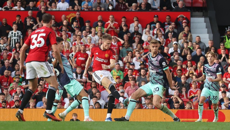 GOLAT/ Thomas Strakosha debuton në 'Old Trafford', Manchester United i shënon dy gola në limite dhe prish festën e portierit kuqezi