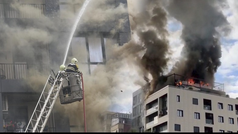 Ekspertiza për zjarrin te pallati 10-katësh në Tiranë: Plasaritjet, më shumë se 30 mm në thellësinë e strukturës