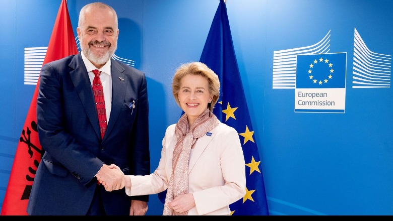Samiti i Procesit të Berlinit në Tiranë, Von Der Leyen nesër takim me Ramën për integrimin në BE