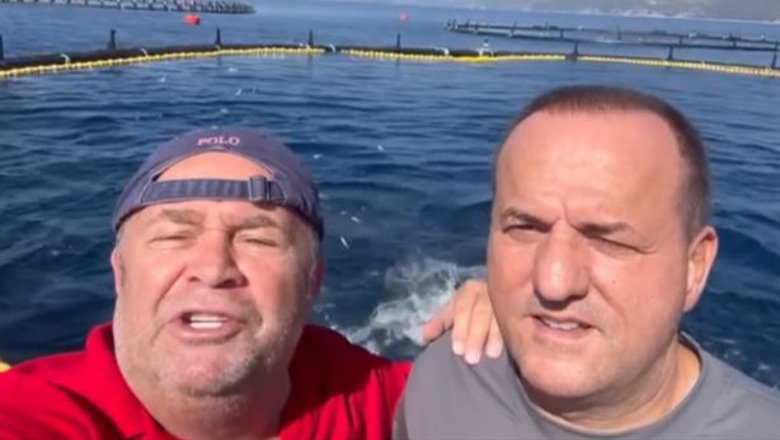 VIDEO/ Gjergj Luca takohet me biznismenin nga Kosova Blerim Devolli: Në mes të detit Jon për sipërmarrje të përbashkët! Politika i ndan vëllezërit, por puna i bashkon