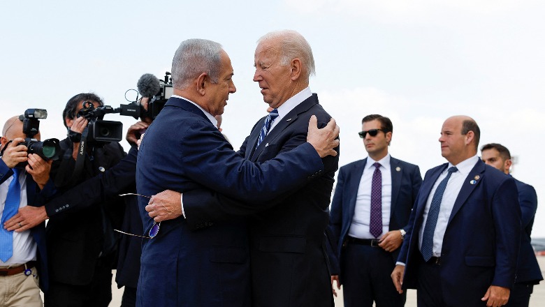 Konflikti Izrael-Palestinë, Presidenti Joe Biden mbërrin në Tel Aviv