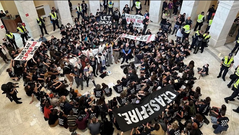 Në SHBA hebrenjtë protestojnë kundër luftës: Biden të ndalojë financimin e gjenocidit izraelit në territoret palestineze