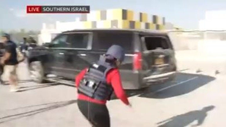 'Raketat po vijnë’, gazetarja përjeton tmerrin gjatë raportimit live në jug të Izraelit, vrapon për të gjetur një vend të sigurt