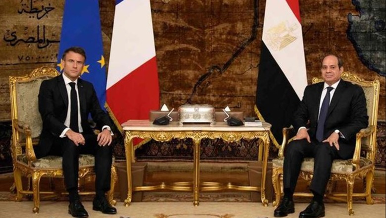 Presidenti i Egjiptit drejtuar Macronit: Shmangni pushtimin tokësor të Gazës