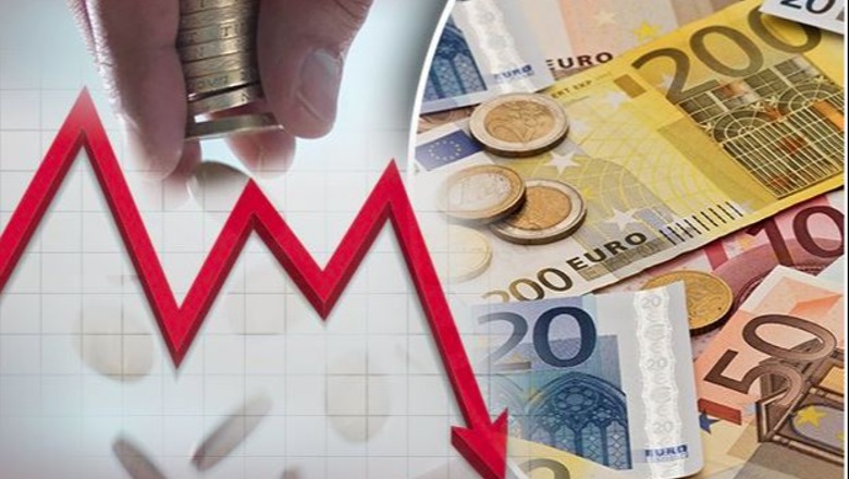 Euro në rënie të lirë, po këmbehet me 102.4 lekë, rreth 14.4 lekë më pak se në nëntor të 2022