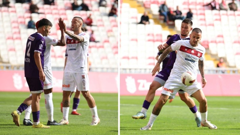 VIDEO/ Rey Manaj s'përmbahet, shënon tripletë në Turqi dhe merr topin me vete