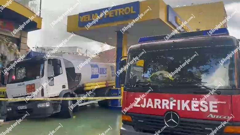 VIDEO/ Shpërthim në pikën e karburantit në Tiranë, autoboti që po e furnizonte spostohet në dyqan, shmanget tragjedia! Plagosen menaxheri e shoferi! Report Tv sjell pamjet (EMRAT)