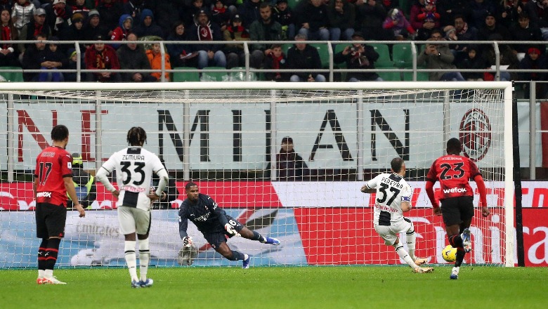 VIDEO/ Tre ndeshje pa fitore, Milani në krizë! Udinese e mposht 0-1 në 'San Siro'