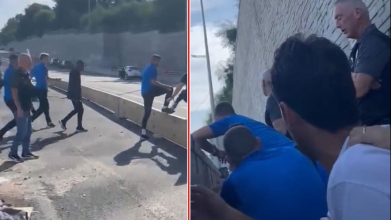 VIDEO/ Luajnë kundër Kosovës, kombëtarja e Izraelit përballet me raketat rrugës për në Prishtinë