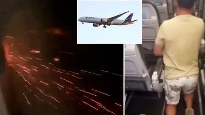 Brazil/ Frikë gjatë fluturimit, motori i avionit merr flakë në ajër, pasagjerët në panik, piloti bën ulje emergjente (VIDEO)