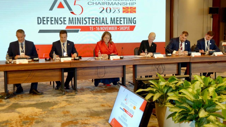 Ministri Peleshi në Ministerialin e Mbrojtjes së Nismës SHBA-Karta e Adriatikut: Shqipëria do të vijojë të kontribuojë për sigurinë e paqen në rajon