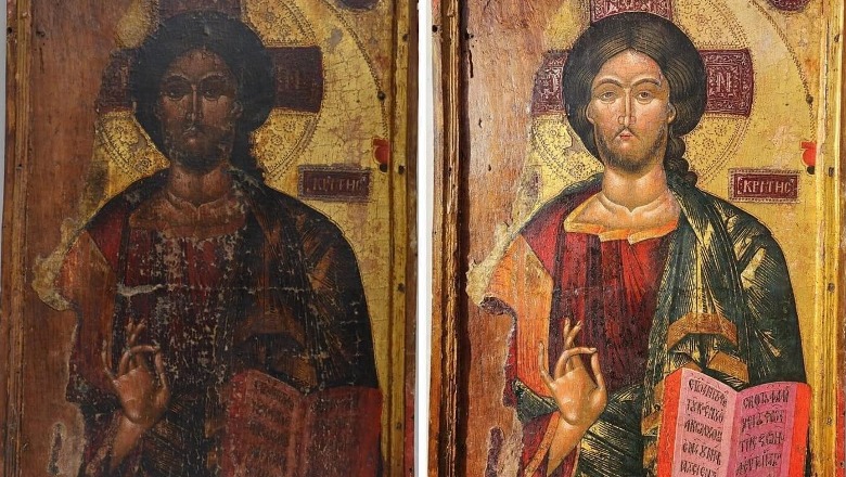 'Krishti i gjithëpushtetshëm', ikona e shekullit të XVI-XVII tashmë një thesar i shpëtuar!