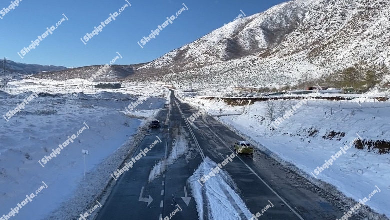 Reshjet e borës ia lënë radhën ngricave, në Dibër shënohet temperatura -13° C! Hapet bypass i Qafë-Murrizës në rrugën e Arbrit