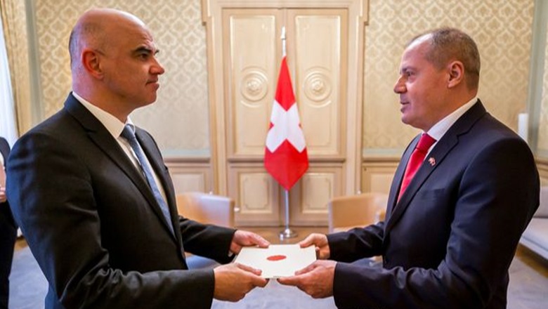 Ambasadori Nano i paraqet letrat kredenciale, Presidenti i Zvicrës: Bashkëpunim i shkëlqyer mes dy vendeve tona si anëtare jo të përhershme në KS