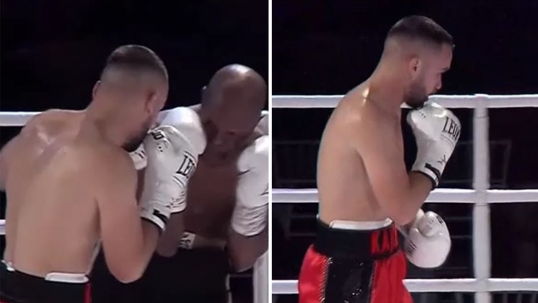 VIDEO/ Vetëm tre raunde, Arjon Kajoshi hedh 'K.O' boksierin kolumbian