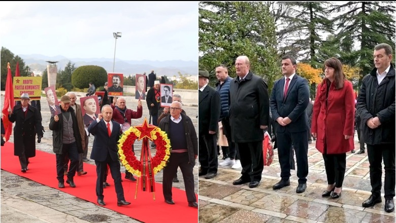 Sot 79-vjetori i Çlirimit, bashkitë e majta homazhe në Varrezat e Dëshmorëve! Nuk mungojnë ithtarët e Enver Hoxhës