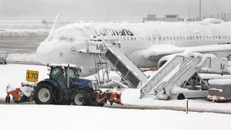 Anulohen mbi 700 fluturime në Gjermani, shkak reshjet e dendura të borës