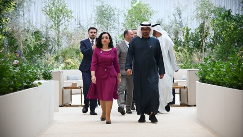 Osmani takohet me presidentin e Emiratave të Bashkuara Arabe, diskutime për forcimin e pozitës ndërkombëtare të Kosovës