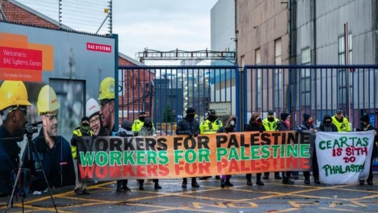 Protestuesit pro-palestinezë bllokojnë fabrika të shumta armësh në Britani