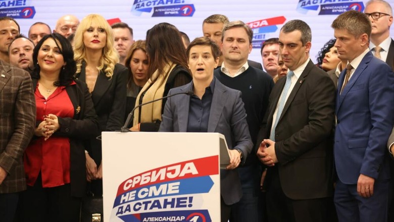 Zgjedhjet në Serbi, Brnabiç shpall fitoren: Marrim më shumë se 125 vende parlamentare
