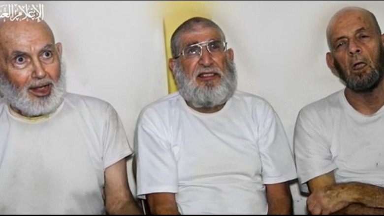 'Mos na lini të plakemi këtu', Hamasi publikon videon e tre pengjeve izraelite