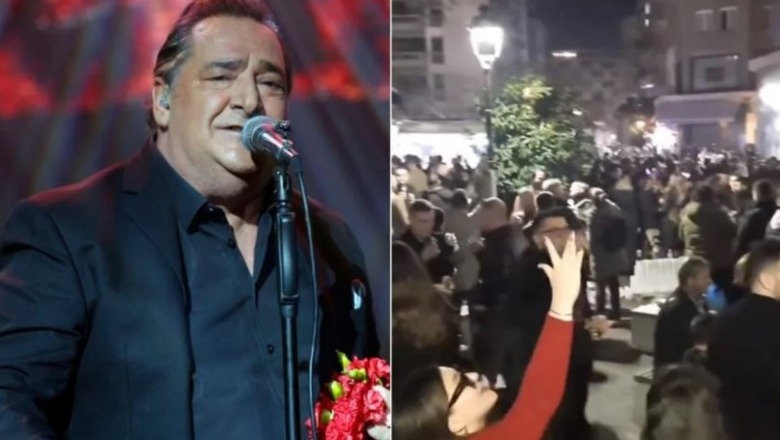 VIDEO/ Selaniku 'qan' për Vassilis Karras! Këndojnë gjithë natën këngët e tij