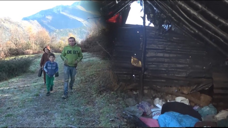 Tepelenë/ Çifti me dy fëmijë të mitur strehohen në shpellë, të kërcënuar nga uria dhe i ftohti kërkojnë shtëpi: Ka raste që mbetemi 2 ditë pa ngrënë
