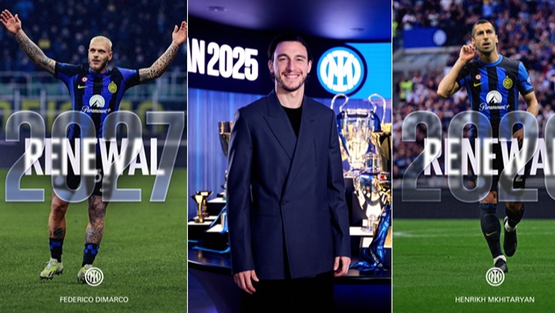 'Tris' rinovimesh, Interi firmos me tre lojtarët