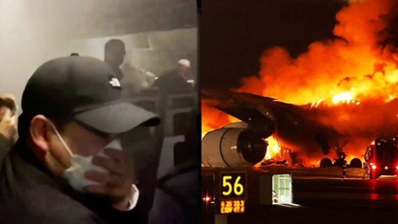 VIDEO/ Japoni, momenti kur avioni me 379 pasagjerë në bord përfshihet nga flakët sapo prek pistën