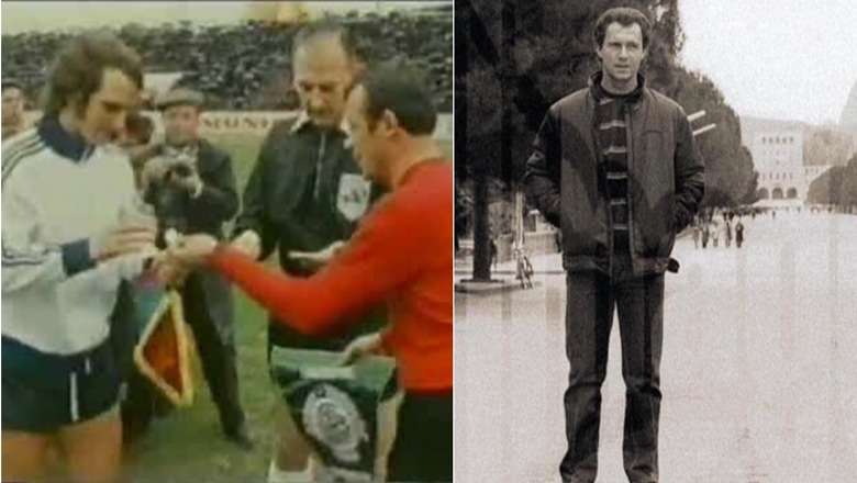 FOTO/ Nga këpucët dhuruar Panajot Panos, te dezinfektimi në aeroportin e Rinasit! Pamjet e Franz Beckenbauer në Shqipëri