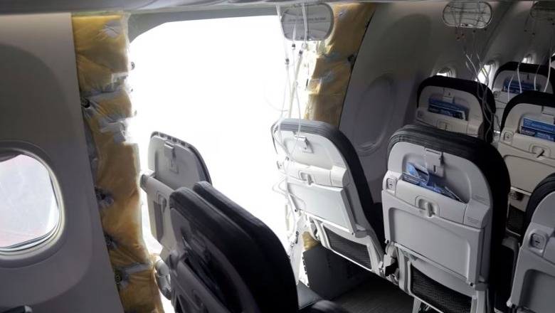 Hetuesit: Derës së avionit Boeing 737 i mungojnë vidat që do e mbanin të fiksuar