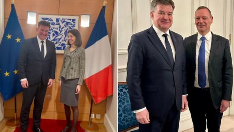 Dialogu Kosovë-Serbi/ Lajçak takohet me zyrtarët francezë: Po përgatitemi për muajt në vijim