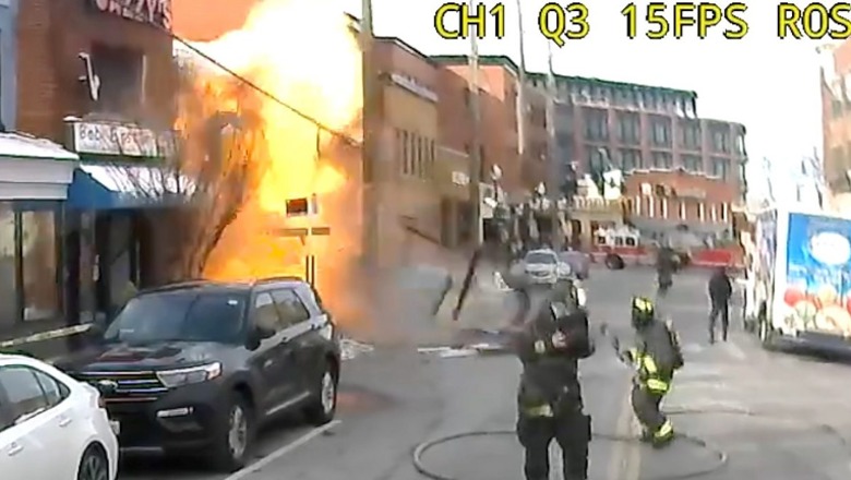 VIDEO/ Publikohet momenti i shpërthimit të gazit në Uashington, rrafshohet ndërtesa