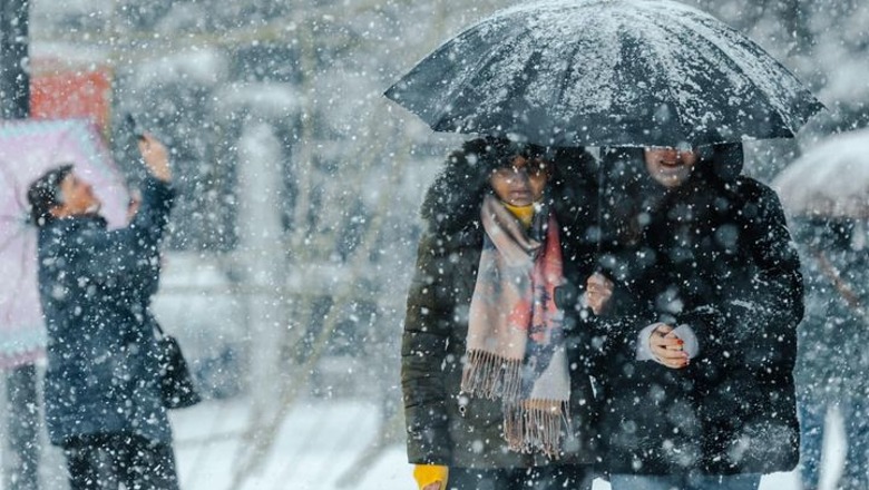 FOTOLAJM/ Korça nën petkun e dëborës