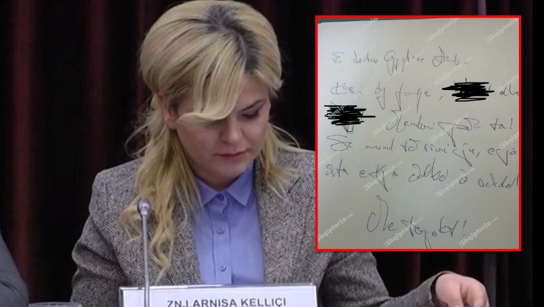 'Keni dy fëmijë, si mund të rroni ju e jo ata!'  Zbulohet letra kërcënuese që mori gjyqtarja e Tiranës, Arnisa Këlliçi! Merret në mbrojtje