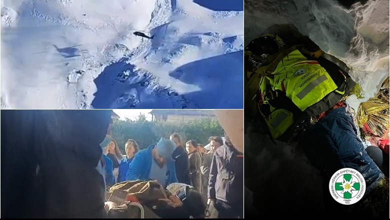 VIDEO/ Çifti zviceran i bllokuar nga orteku në malin e Korabit prej dje, njëri thyen këmbët! Shpëtohen pas 8 orë kërkime me ndihmën e KFOR, dërgohen te Trauma
