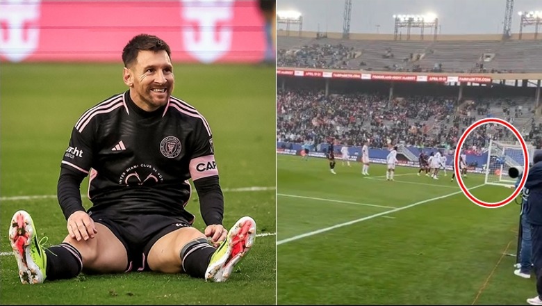 E ndalën milimetrat, Lionel Messi tentoi mrekullinë nga goditja e këndit (VIDEO)
