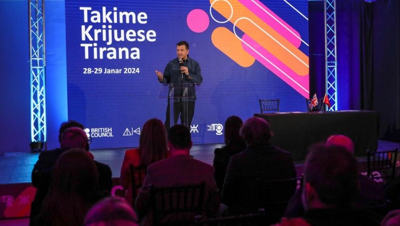Ekonomia Kreative bën bashkë profesionistë nga Shqipëria dhe Mbretëria e Bashkuar, Veliaj: Çështje kohe që Tirana të jetë edhe qyteti i punëve dixhitale të së ardhmes