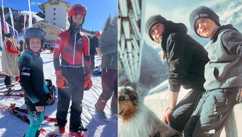 Familja Colturi 'braktis' Italinë, pas Larës edhe vëllai i saj pjesë e Shqipërisë në ski