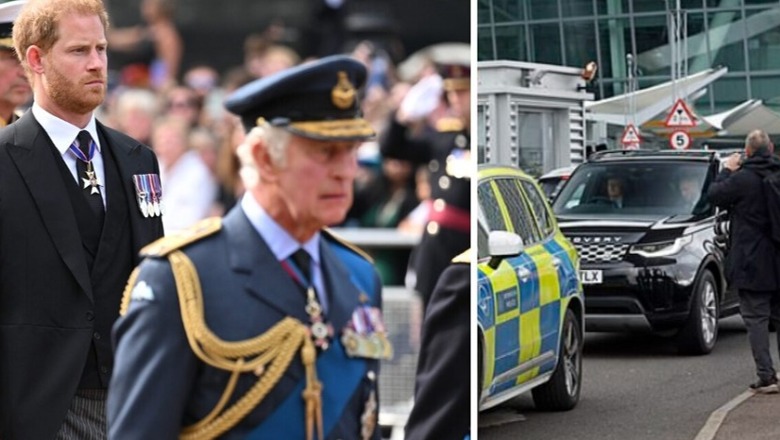 Princ Harry mbërrin në Londër për të parë babanë e tij, dalin fotot e para