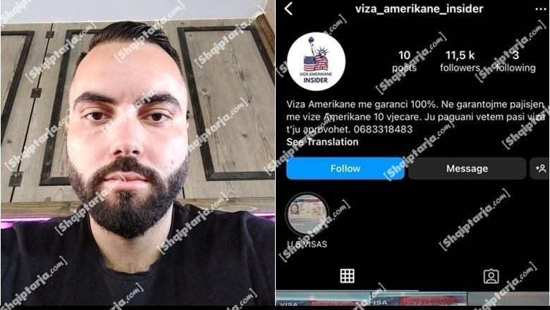 Tiranë, 10 mijë euro për vizë amerikane! Në pranga 5 persona, 1 në kërkim! Aplikantëve u falsifikoheshin të dhënat, skema reklamohej në ‘instagram’ (VIDEO)