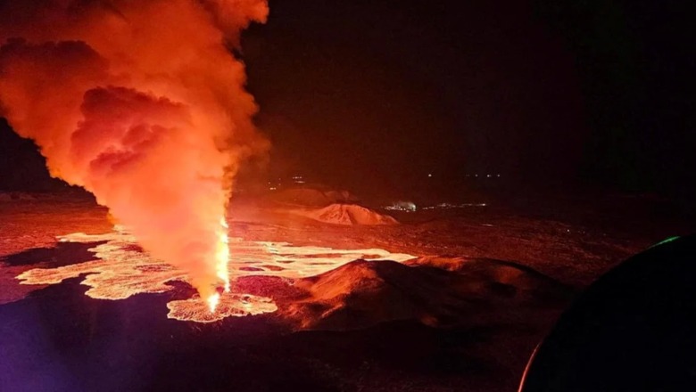 Pamje spektakolare, shpërthen për herë të tretë vullkani në Islandë