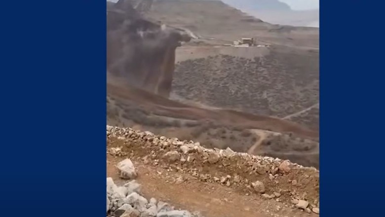 VIDEO/ Momenti kur masivi i dheut zë poshtë minierën e arit në Turqi: 9 minatorë të zhdukur nën rrënoja